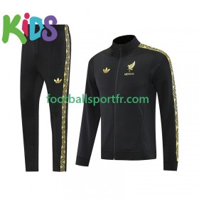 Mexique Enfant Ensemble Vestes d'entrainement Noir 2025